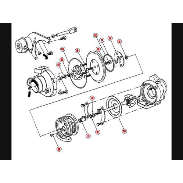 Garrett GT15-GT25 Turbo Rebuild Kit, Including VNT Turbos