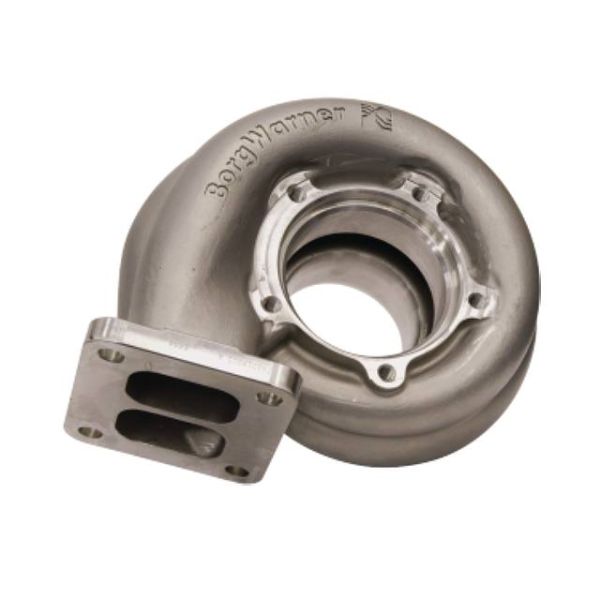 BorgWarner S366 (9180) T4, .91ar, Twin Scroll Turbine Housing