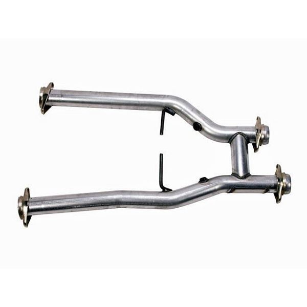 BBK Performance Short Mid H Pipe - Aluminized Steel