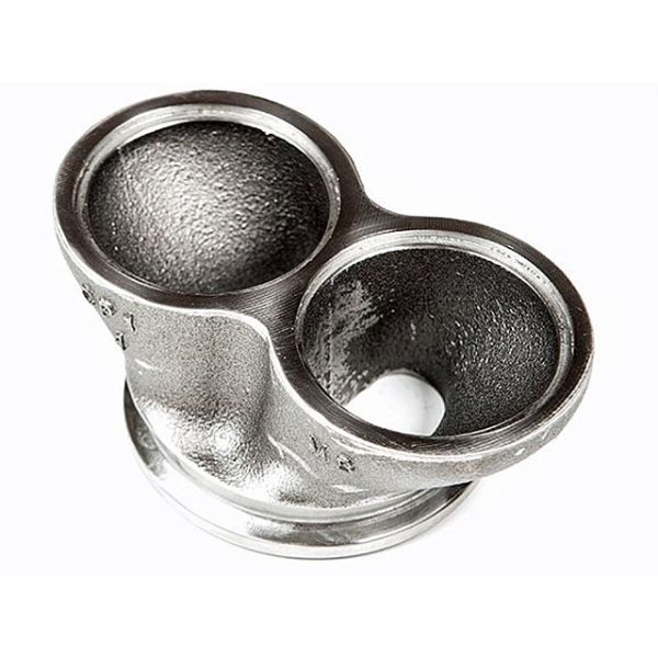 Weld Adapter For Garrett vBand Twinscroll Turbine Housings