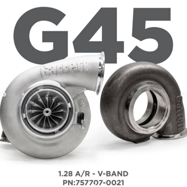 Garrett G45-1125 67mm G Series Turbo - V-Band 1.28AR Garrett G45-1125 67mm G Series Turbo - V-Band 1.28AR