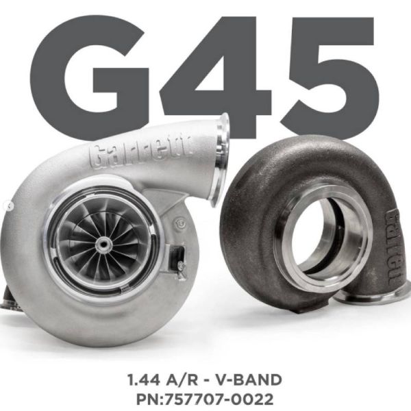 Garrett G45-1125 67mm G Series Turbo - V-Band 1.44AR Garrett G45-1125 67mm G Series Turbo - V-Band 1.44AR