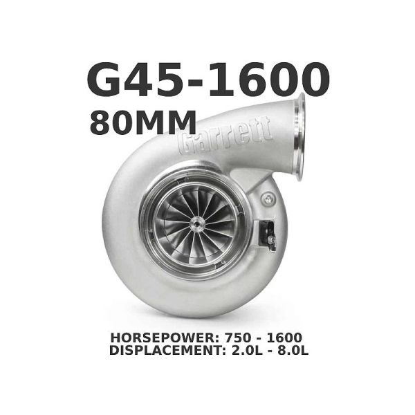 Garrett G45-1600 80mm G Series Turbo Garrett G45-1600 80mm G Series Turbo