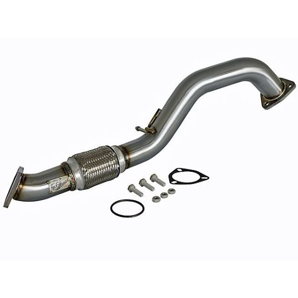 aFe POWER Twisted Steel 2.5 Inch Rear Down-Pipe - Mid-Pipe
