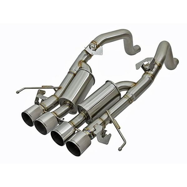 aFe POWER MACH Force-Xp 3 Inch to 2.5 Inch 304 Stainless Steel Axle-Back Exhaust System