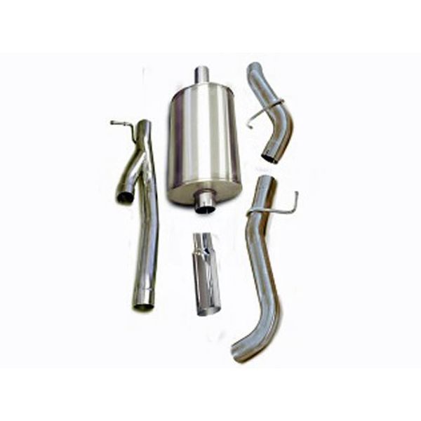 Corsa Perfromance Single Side Exit Catback with 4.0 Inch Tip - Sport Sound Level