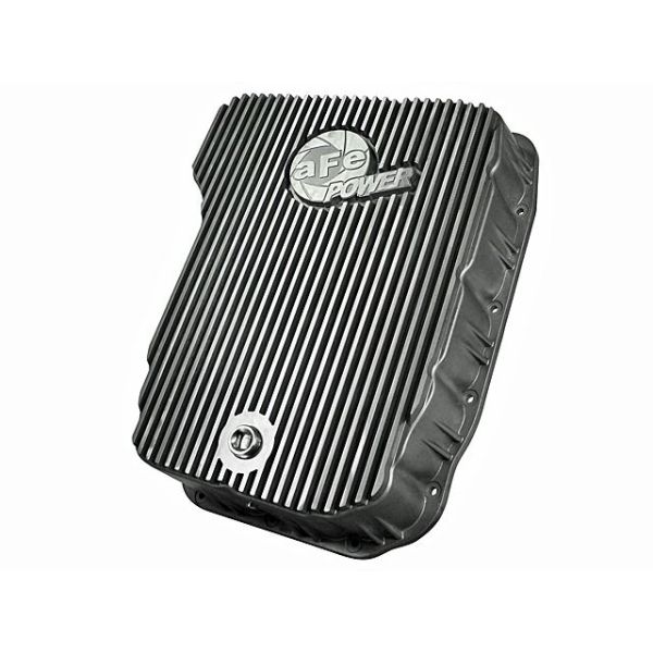 aFe Power Transmission Pan with Machined Fins