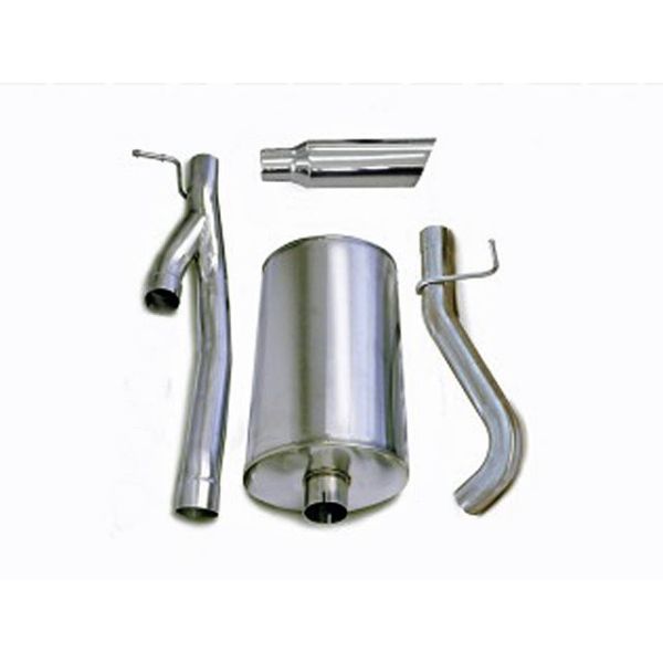 Corsa Performance Single Side Exit Cat-Back with 4.0 Inch Tip - Sport Sound Level