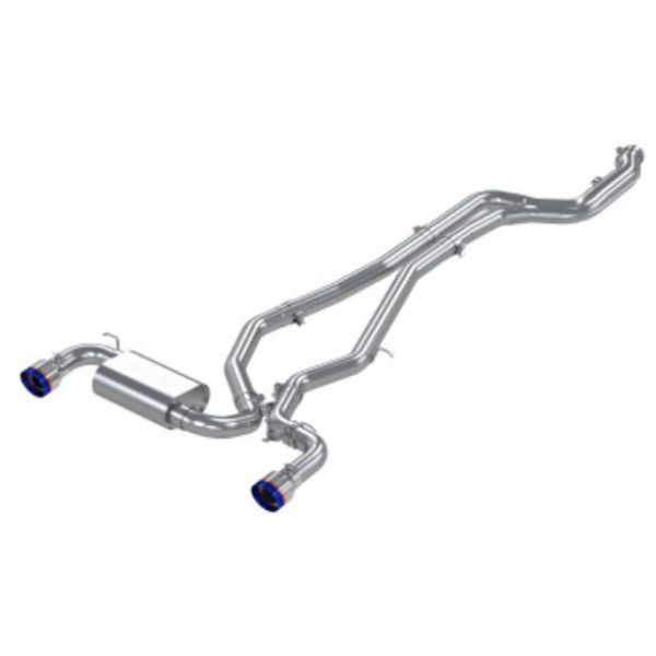 MBRP 3" 304SS CAT Back Exhaust - Dual Burnt Tips