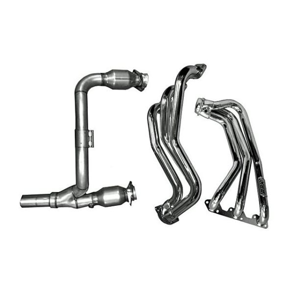 BBK Performance Long-Tube Headers with Cats - Chrome BBK Performance Long-Tube Headers with Cats - Chrome