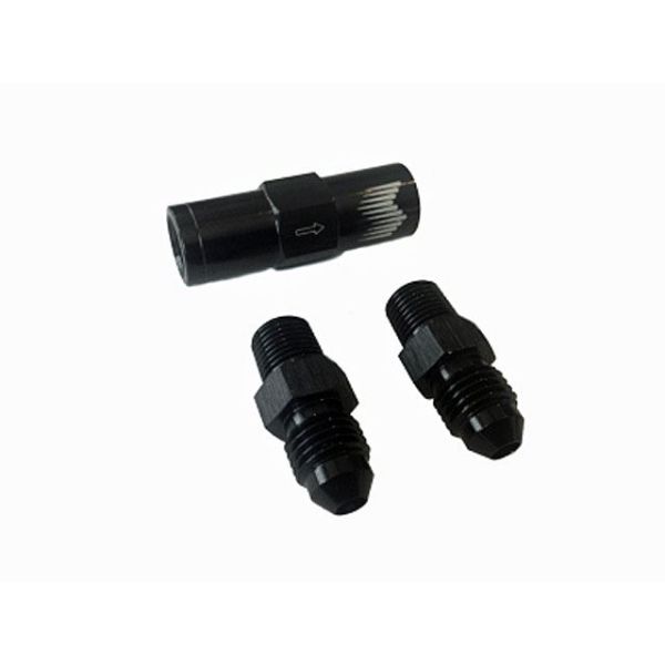 Snow Performance High Flow 4AN Water Check Valve Fittings  - For 4AN SS Braided Line Kit