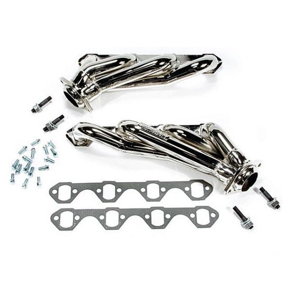 BBK Performance Shorty Unequal Length Exhaust Headers - Chrome