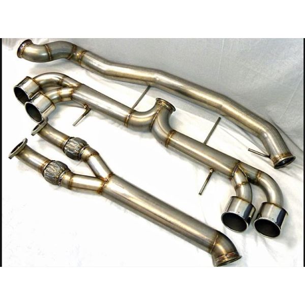 ETS 4" Stainless Steel RACE Exhaust System w- Y Pipe for 2008-2019 Nissan Skyline R35 GTR
