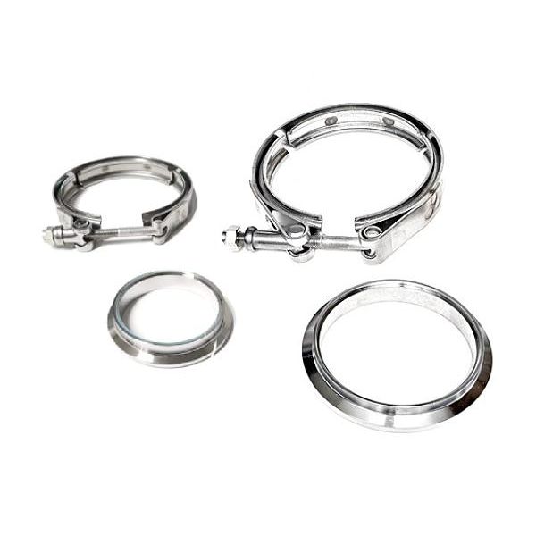 Precision THV T3 Sized V-Band Inlet / Outlet Flange & Clamp Kit