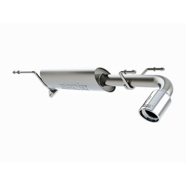 Borla Axle Back Exhaust - Single Round Rolled Rear Right Exit