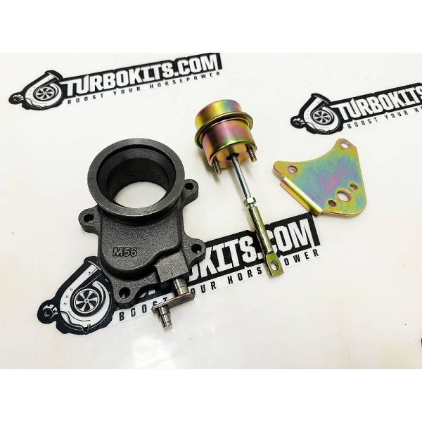 Internal Wastegate Swingvalve for T3, 5 Bolt to V-Band Outlet w- Actuator
