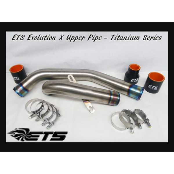 ETS Titanium Upper Intercooler Pipe Kit for 2008-2016 Mitsubishi EVO X