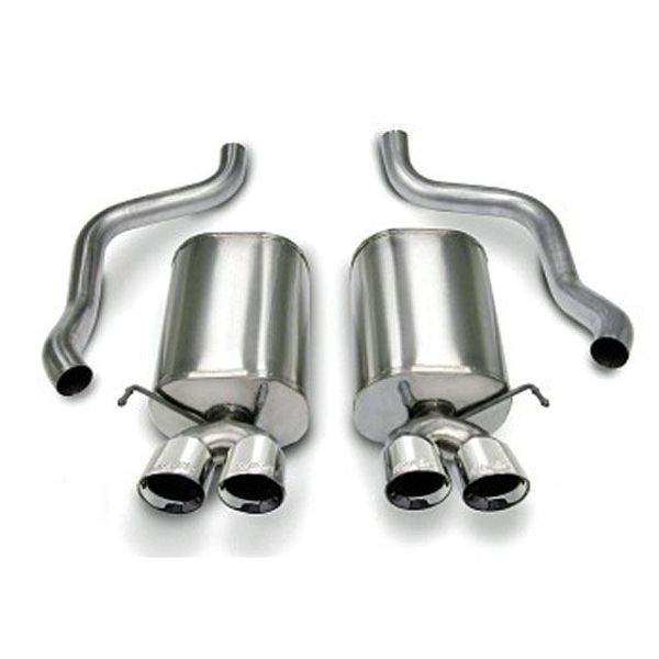 Corsa Performance Dual Rear Exit Axle-Back with Twin 3.5 Inch Tips - Sport Sound Level