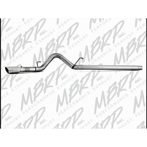MBRP 4" Filter Back Single Side Exit - AL for 2008-2010 Ford Powerstroke 6.4L - S6242AL