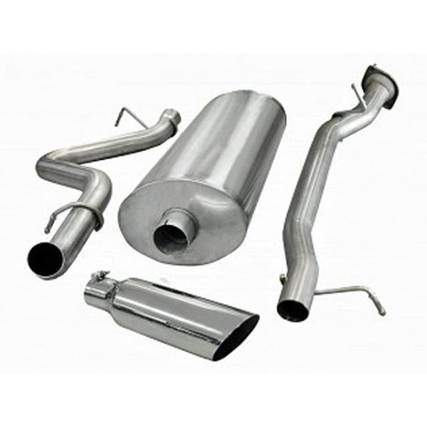 Corsa Performance Single Side Exit Cat-Back with 4.0 Inch Tip - Sport Sound Level