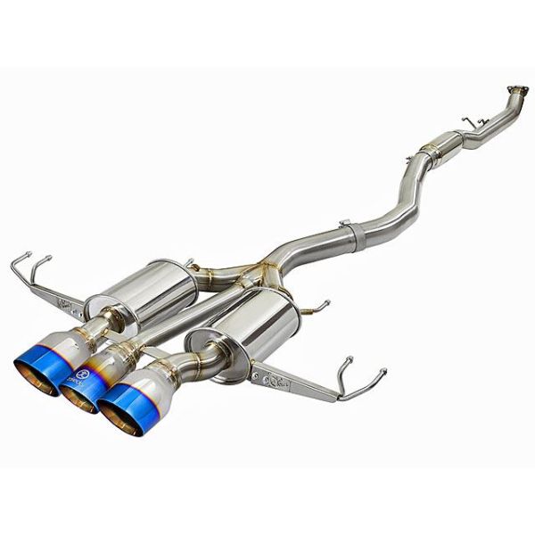 aFe Power Takeda 3 inch Cat-Back Exhaust with Blue Flame Tips 