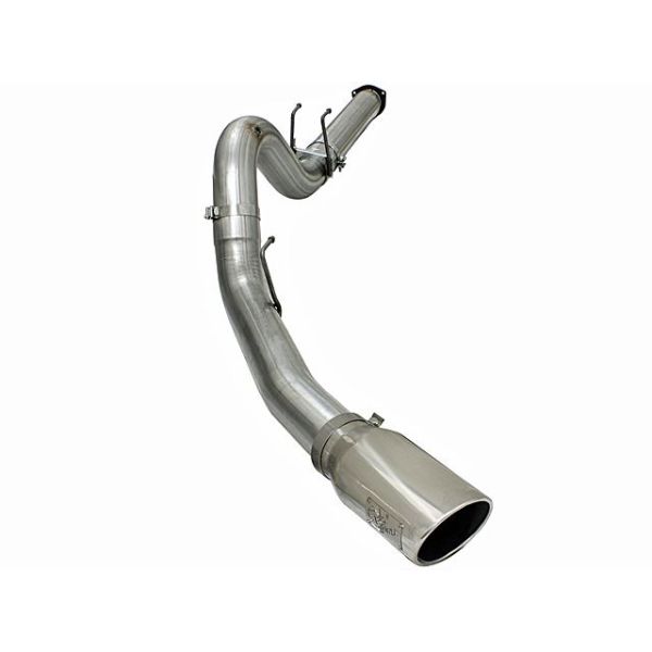 aFe Power Large Bore-HD 5 Inch 409 Stainless Steel DPF-Back Exhaust System