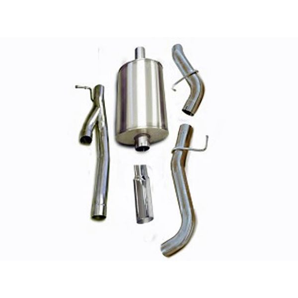 Corsa Perfromance Single Side Exit Catback with 4.0 Inch Tip - Sport Sound Level