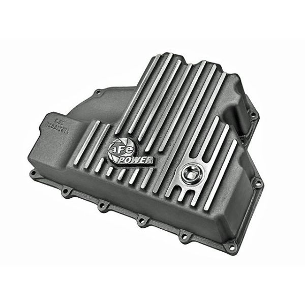 aFe Power Engine Oil Pan with Machined Fins - Raw Finish