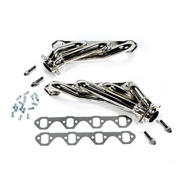 BBK Performance Shorty Unequal Length Exhaust Headers - Chrome