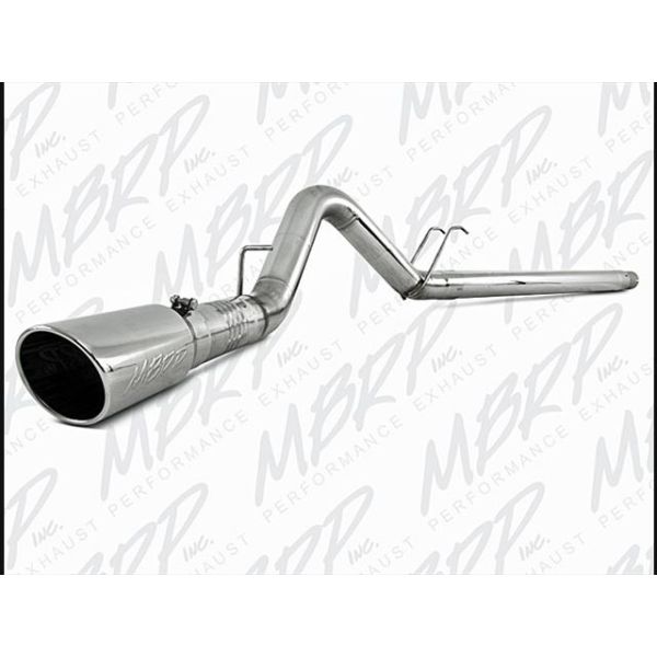 MBRP 4" Filter Back Single Side Exit - T409 for 2008-2010 Ford Powerstroke 6.4L - S6242409