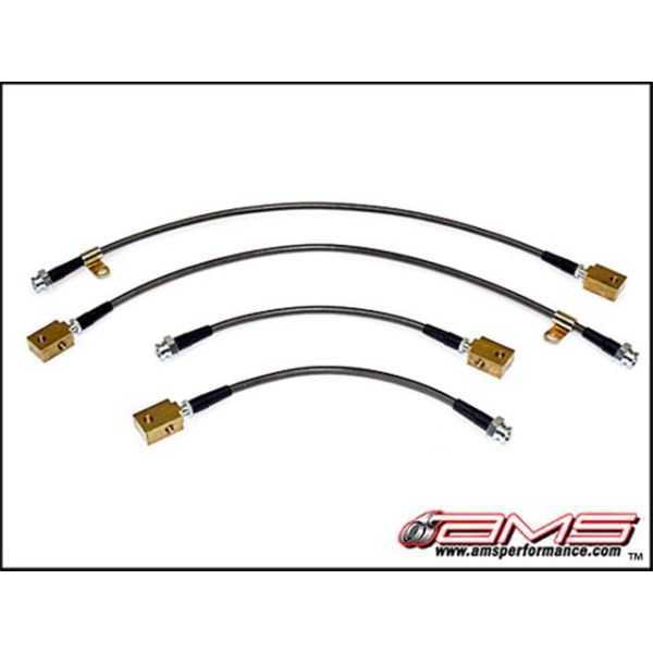 AMS Race Style Stainless Steel Brakelines
