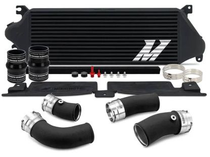 Performance Front Mount Intercooler Kit by Mishimoto for 2024+ Toyota Tacoma 2.4T - Black Core, Black Pipes