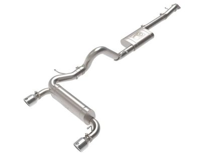 2021+ Bronco aFe Vulcan SS CAT Back Exhaust - Polished Tips