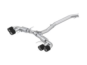 2009+ Nissan GTR R35 MBRP 3.5" CAT Back Exhaust - Quad Carbon Fiber Tips