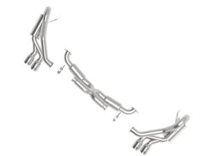 aFe 304 Stainless CAT Back Exhaust System for 2012-2016 Porsche 911 Carrera S Polished