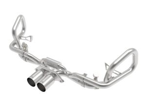 aFe 304SS CAT Back Exhaust System for 2014-2019 Porsche 911 GT3 Brushed