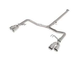 aFe Takeda 3 inch to 2-1/2 inch Stainless CAT Back Exhaust System for 2021-2024 Kia K5 2.5T Polished Tips