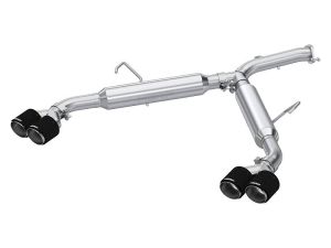 MBRP Axle Back Exhaust, 2.5" 304SS, Carbon Fiber Quad Tips for 2022+ Kia Forte GT