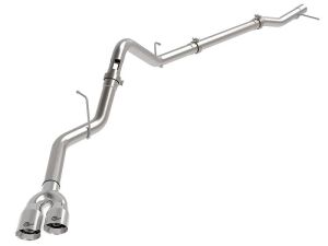DPF Back Exhaust Rebel XD Series for 2023, 2024+ Chevy Silverado / GMC Sierra 3.0L LZO Diesel - Polished Tip