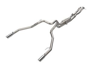 aFe Vulcan Stainless CAT Back Exhaust for 2024-2026 Ford Ranger Raptor 3.0TT Ecoboost Polished