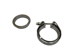 Garrett Stainless vBand Turbine Housing Inlet Flange + Clamp