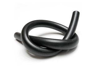 3/8" (10mm) Hose, Black, Reinforced Rubber, 300psi, 3/8" Barb or -6an Push Lock