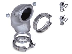 3" VBand Tight Radius CAST Downpipe