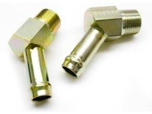 Oil Drain Fitting - 45 Degree 5/8" Hose by 1/2" NPT