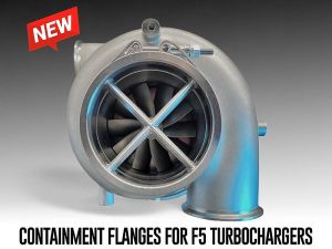 5" Containment Style V-Band Flange for HPT F5, Garrett GT55/GTX55/G55, Precision Gen2 / XPR / Next Gen Promod