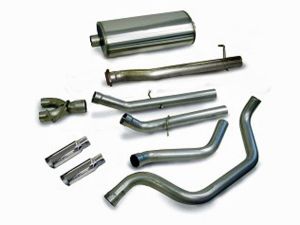 Corsa Performance Dual Rear Exit Catback with 4.0 Inch Tips - Sport Sound Level