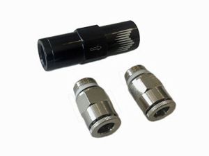 Snow Performance High Flow Water Check Valve Quick-Connect Fittings - for .25 Inch Nylon Line