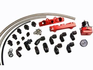AeromotiveSide Feed Injector Subaru STI Fuel Rail Kit