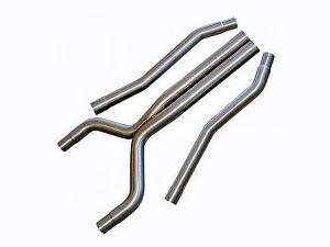 BBK Performance High Flow After Cat X Pipe - Aluminized Steel