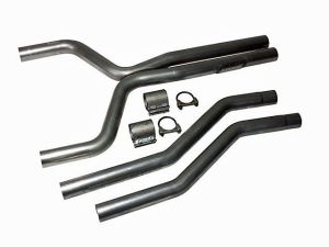 BBK Performance High Flow After Cat X Pipe - Aluminized Steel